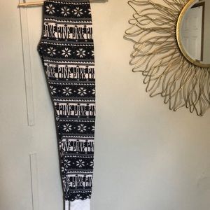 VS Pink Sleep leggings